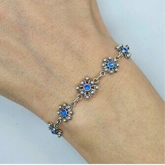 Pulsera Botón Charro Mixto Color S1089