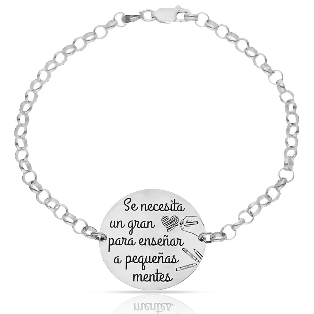 Pulsera Profe Se necesita un gran corazón AG334
