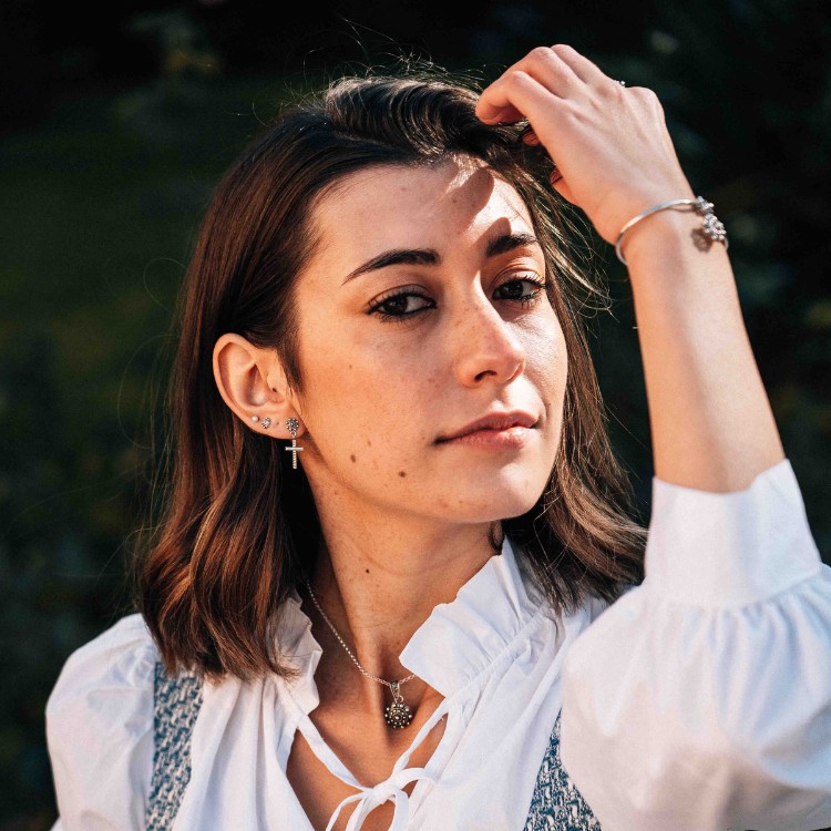 Colgante Charro Plata Clásico y Brazalete Tubo Dos Botones Charros