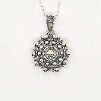 Colgante Charro Plata Clásico 22 mm de Salamanca