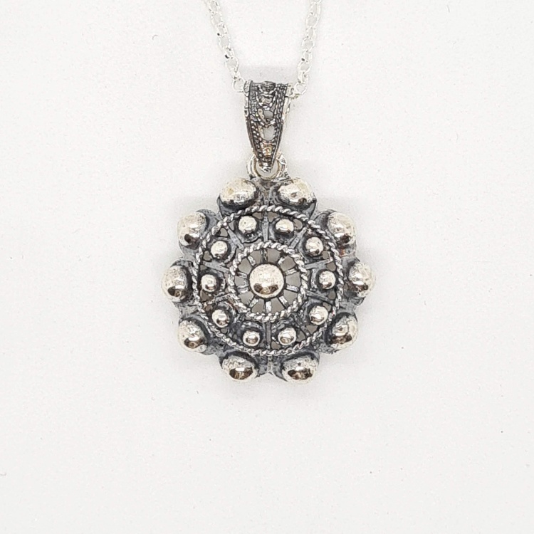 Colgante Charro Plata Clásico 22 mm de Salamanca