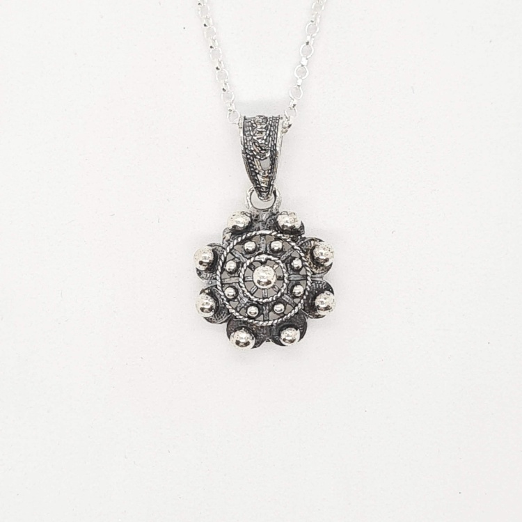 Colgante Charro Plata Clásico 18 mm de Salamanca