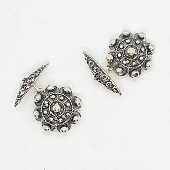 Gemelos Botón Charro medianos Salamanca 16 mm e