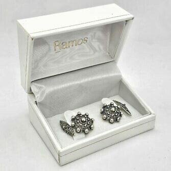 Gemelos Botón Charro medianos Salamanca 16 mm estuche