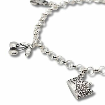 Pulsera de Mieza Rosca y Cerezas