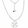 Gargantilla Trébol Cuatro Corazones Personalizados entrelazados Sorprende este San Valentín con Joyas Personalizadas