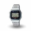 Reloj Casio Vintage Plateado Bluetooth Reloj Retro Podómetro Cuenta pasos luz cronómetro