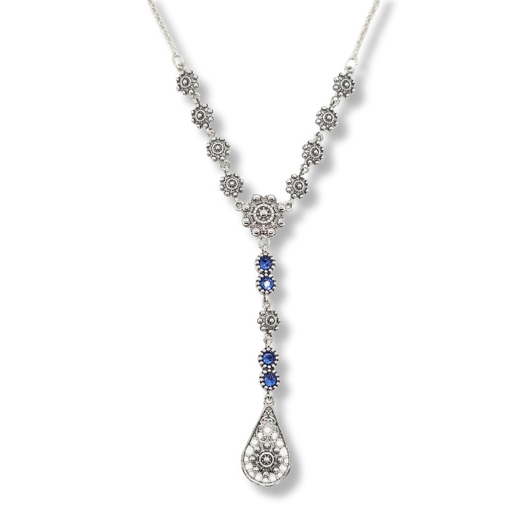 Collar Charro Constelación azul