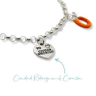 Pulsera de Ciudad Rodrigo Corazón y Farinato